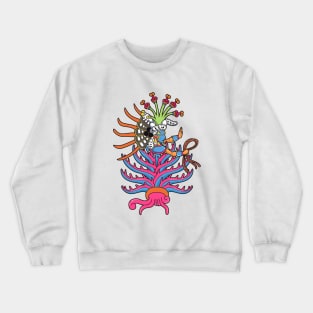 Aztec Earth Goddess - Mayahuel Crewneck Sweatshirt